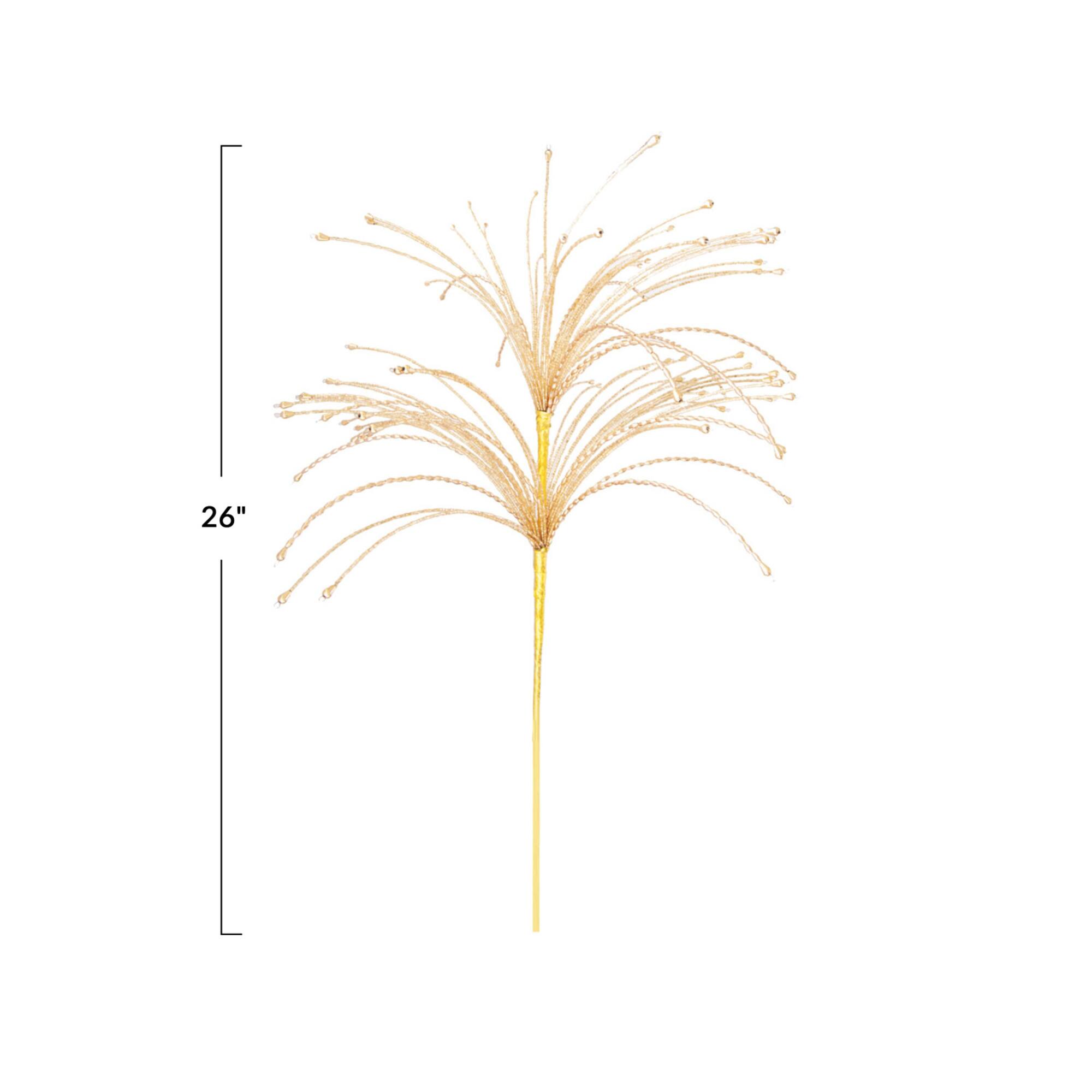 Hello Honey® 26" Gold Beaded Spray
